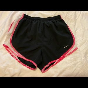 Black and pink Nike running short